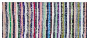 Chaput Over Dyed Kilim Rug 4'6'' x 10'4'' ft 137 x 315 cm