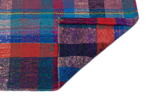 Chaput Over Dyed Kilim Rug 4'2'' x 10'7'' ft 126 x 322 cm