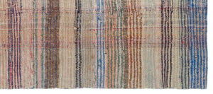 Chaput Over Dyed Kilim Rug 3'5'' x 7'10'' ft 103 x 240 cm