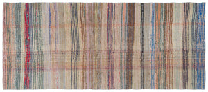 Chaput Over Dyed Kilim Rug 3'5'' x 7'10'' ft 103 x 240 cm