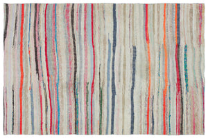 Chaput Over Dyed Kilim Rug 5'8'' x 8'8'' ft 172 x 264 cm
