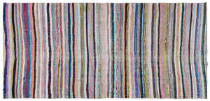 Chaput Over Dyed Kilim Rug 4'8'' x 9'10'' ft 142 x 300 cm