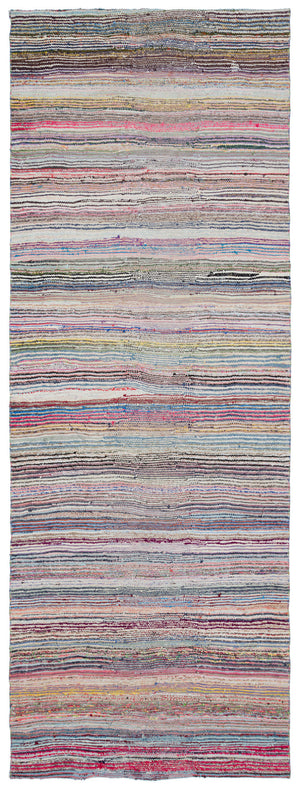 Chaput Over Dyed Kilim Rug 4'4'' x 11'7'' ft 133 x 353 cm