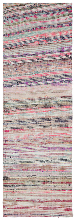 Chaput Over Dyed Kilim Rug 3'3'' x 9'12'' ft 100 x 304 cm