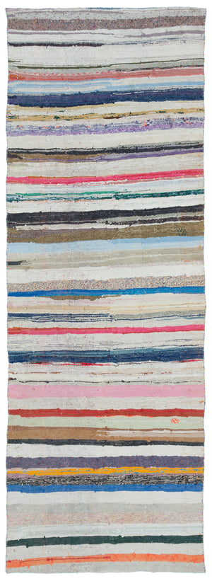 Chaput Over Dyed Kilim Rug 4'0'' x 11'5'' ft 122 x 348 cm