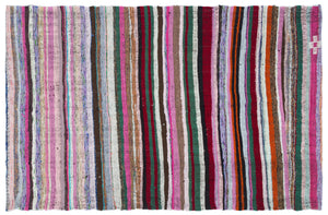 Chaput Over Dyed Kilim Rug 4'6'' x 7'1'' ft 138 x 215 cm