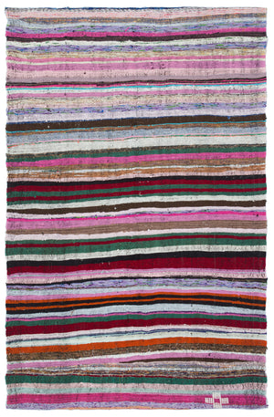 Chaput Over Dyed Kilim Rug 4'6'' x 7'1'' ft 138 x 215 cm