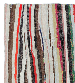 Chaput Over Dyed Kilim Rug 4'9'' x 4'1'' ft 146 x 125 cm