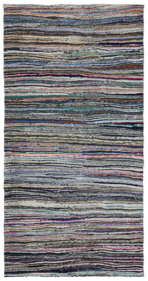 Chaput Over Dyed Kilim Rug 5'1'' x 10'1'' ft 155 x 308 cm