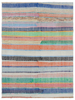 Chaput Over Dyed Kilim Rug 5'8'' x 7'8'' ft 172 x 234 cm