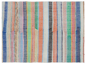 Chaput Over Dyed Kilim Rug 5'8'' x 7'8'' ft 172 x 234 cm