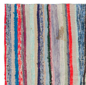 Chaput Over Dyed Kilim Rug 4'8'' x 4'11'' ft 142 x 150 cm