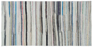 Chaput Over Dyed Kilim Rug 5'2'' x 10'4'' ft 157 x 314 cm