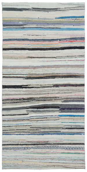 Chaput Over Dyed Kilim Rug 5'2'' x 10'4'' ft 157 x 314 cm