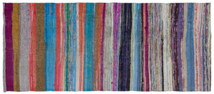 Chaput Over Dyed Kilim Rug 4'4'' x 9'10'' ft 131 x 300 cm