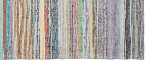 Chaput Over Dyed Kilim Rug 4'5'' x 10'10'' ft 135 x 330 cm