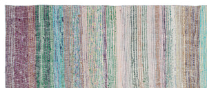 Chaput Over Dyed Kilim Rug 4'5'' x 10'10'' ft 135 x 330 cm