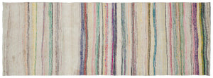 Chaput Over Dyed Kilim Rug 4'5'' x 12'4'' ft 135 x 377 cm