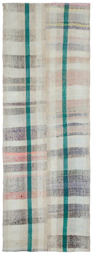 Chaput Over Dyed Kilim Rug 4'1'' x 11'12'' ft 125 x 365 cm