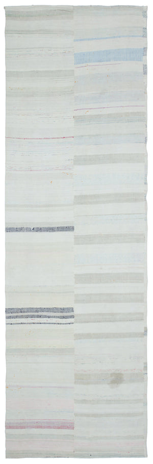 Chaput Over Dyed Kilim Rug 4'1'' x 12'10'' ft 124 x 392 cm