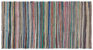 Chaput Over Dyed Kilim Rug 5'1'' x 9'6'' ft 155 x 290 cm