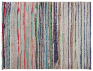 Chaput Over Dyed Kilim Rug 5'7'' x 7'7'' ft 169 x 230 cm