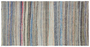 Chaput Over Dyed Kilim Rug 4'11'' x 9'9'' ft 150 x 296 cm