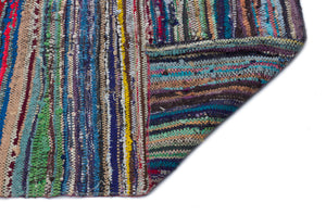 Chaput Over Dyed Kilim Rug 5'6'' x 10'10'' ft 168 x 330 cm