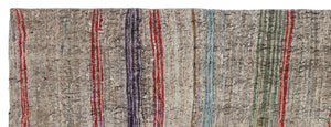 Chaput Over Dyed Kilim Rug 3'12'' x 10'6'' ft 121 x 320 cm