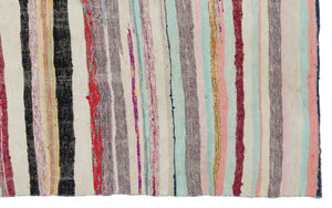 Chaput Over Dyed Kilim Rug 5'2'' x 8'6'' ft 157 x 260 cm