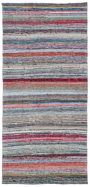 Chaput Over Dyed Kilim Rug 4'6'' x 9'7'' ft 137 x 292 cm