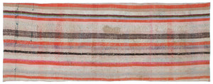 Chaput Over Dyed Kilim Rug 3'5'' x 8'11'' ft 104 x 272 cm