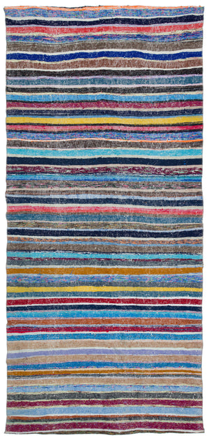 Chaput Over Dyed Kilim Rug 5'3'' x 11'5'' ft 160 x 347 cm