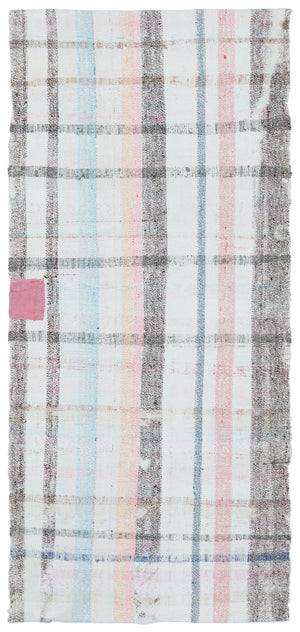 Chaput Over Dyed Kilim Rug 3'0'' x 6'9'' ft 92 x 205 cm