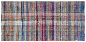 Chaput Over Dyed Kilim Rug 5'4'' x 11'2'' ft 162 x 341 cm