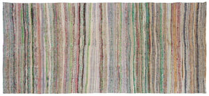 Chaput Over Dyed Kilim Rug 5'5'' x 12'7'' ft 166 x 383 cm