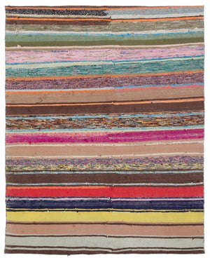 Chaput Over Dyed Kilim Rug 5'3'' x 6'7'' ft 160 x 201 cm