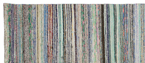 Chaput Over Dyed Kilim Rug 4'4'' x 10'3'' ft 132 x 312 cm