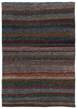 Chaput Over Dyed Kilim Rug 4'7'' x 6'8'' ft 140 x 202 cm
