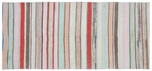 Chaput Over Dyed Kilim Rug 4'10'' x 10'10'' ft 148 x 331 cm