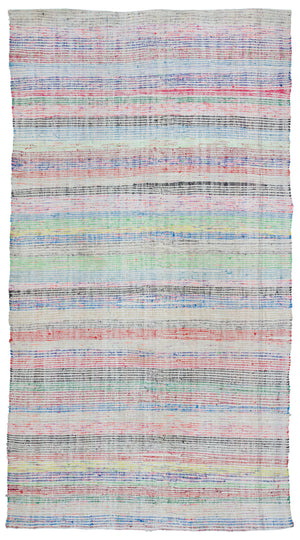 Chaput Over Dyed Kilim Rug 4'10'' x 8'11'' ft 148 x 273 cm