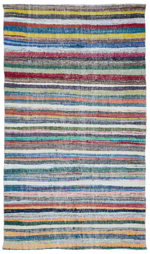 Chaput Over Dyed Kilim Rug 5'1'' x 8'12'' ft 156 x 274 cm