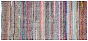 Chaput Over Dyed Kilim Rug 4'12'' x 11'4'' ft 152 x 345 cm