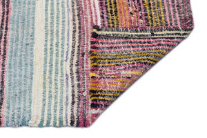 Chaput Over Dyed Kilim Rug 4'12'' x 11'4'' ft 152 x 345 cm