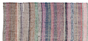 Chaput Over Dyed Kilim Rug 4'12'' x 11'4'' ft 152 x 345 cm