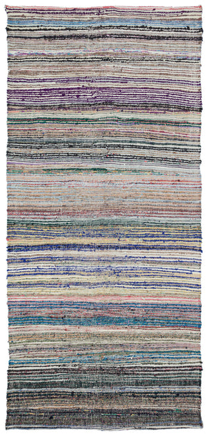 Chaput Over Dyed Kilim Rug 5'3'' x 11'4'' ft 159 x 345 cm