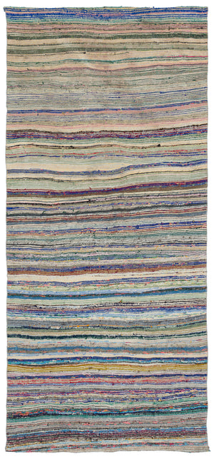 Chaput Over Dyed Kilim Rug 5'1'' x 10'7'' ft 154 x 322 cm