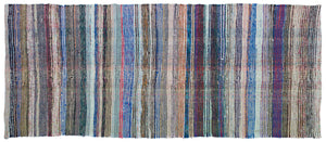 Chaput Over Dyed Kilim Rug 4'6'' x 10'6'' ft 136 x 320 cm