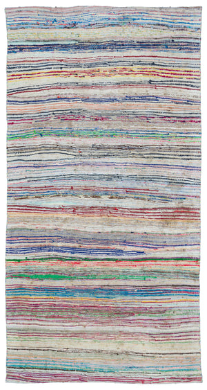 Chaput Over Dyed Kilim Rug 5'1'' x 9'7'' ft 154 x 293 cm