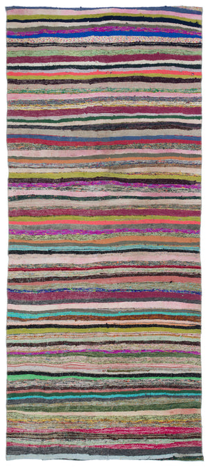 Chaput Over Dyed Kilim Rug 4'6'' x 10'5'' ft 137 x 318 cm